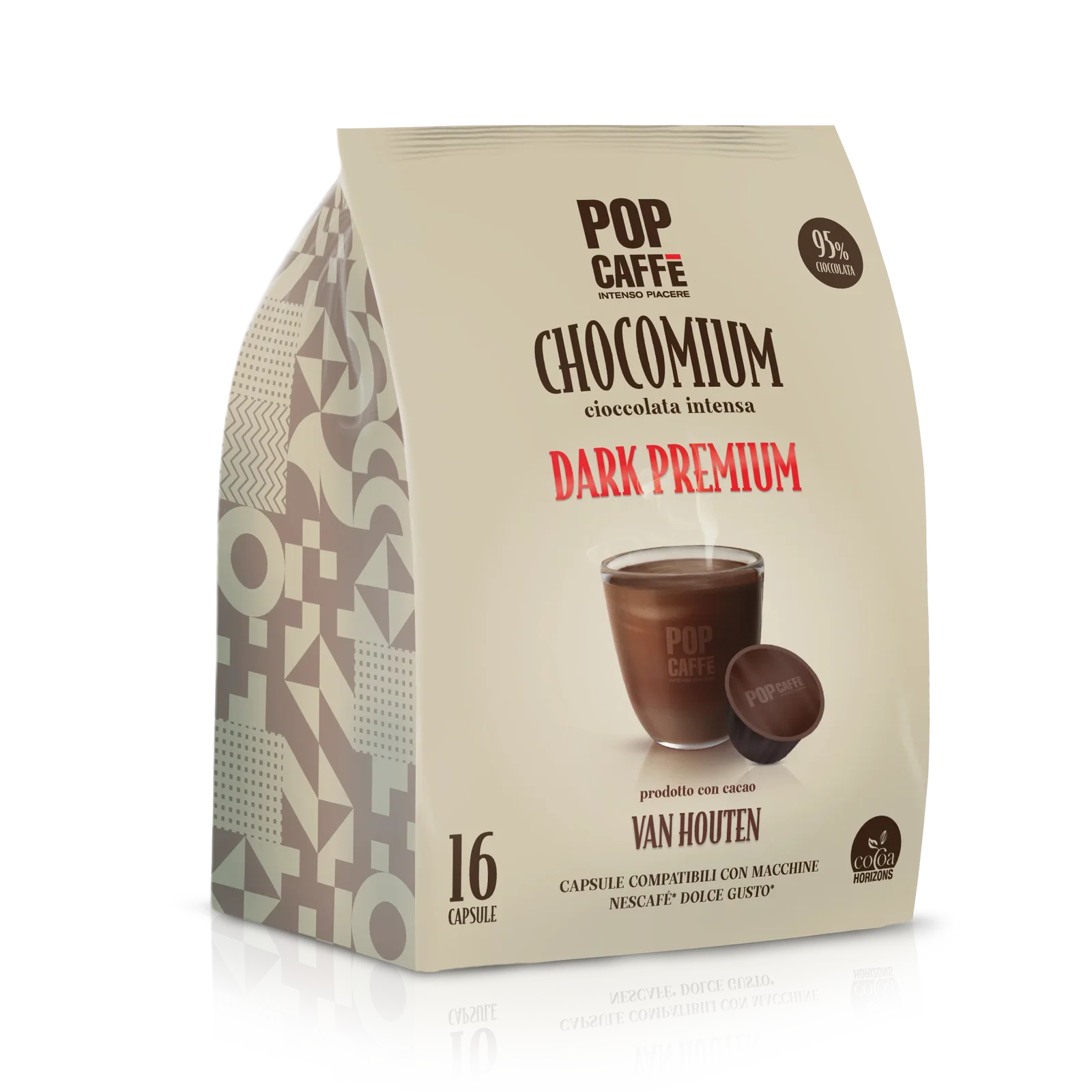 Image of Chocomium By Van Houten DARK PREMIUM - 16 Pods