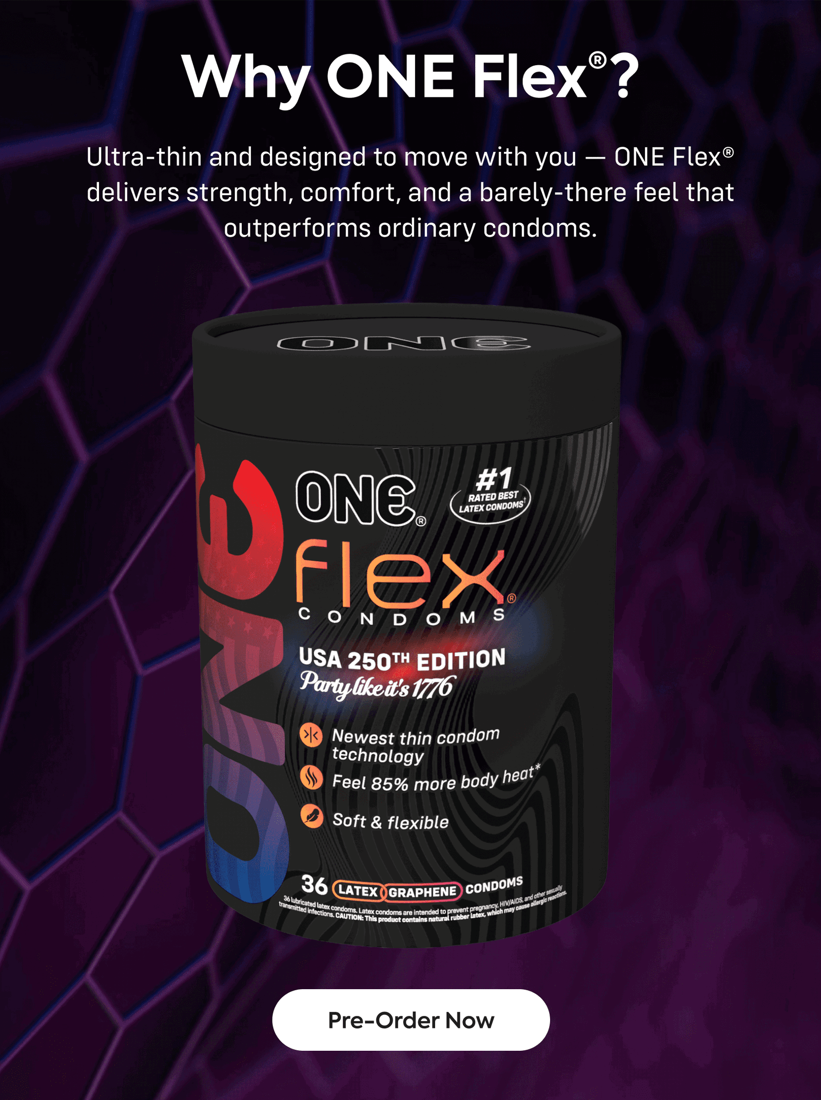 why one flex? - pre-order now