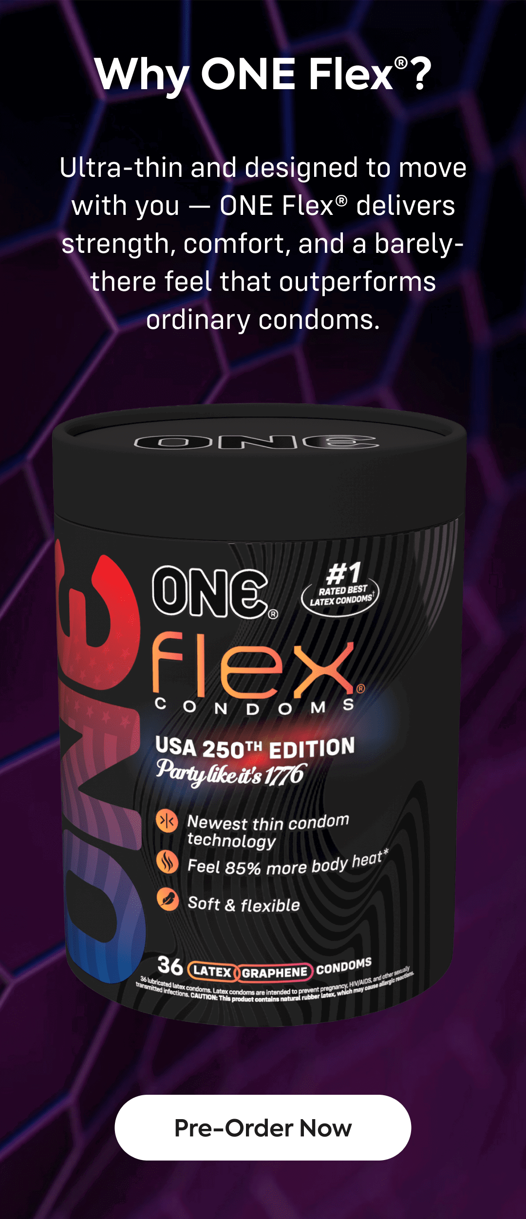 why one flex? - pre-order now