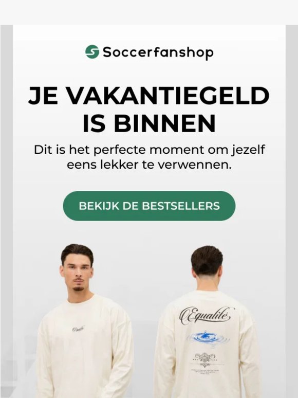 Je vakantiegeld is binnen
