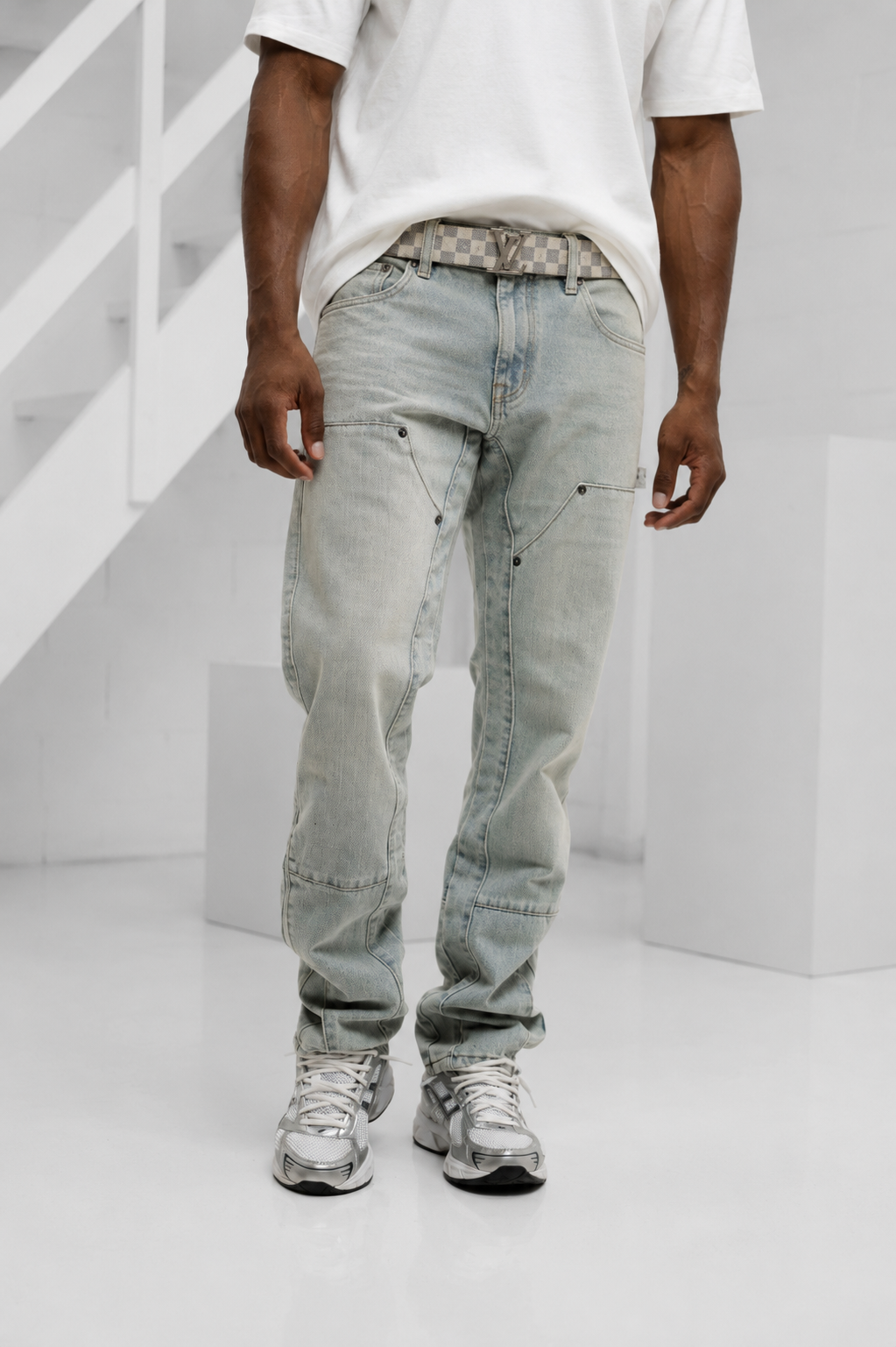 Image of Project x Paris Carpenter Jeans Heren Lichtblauw