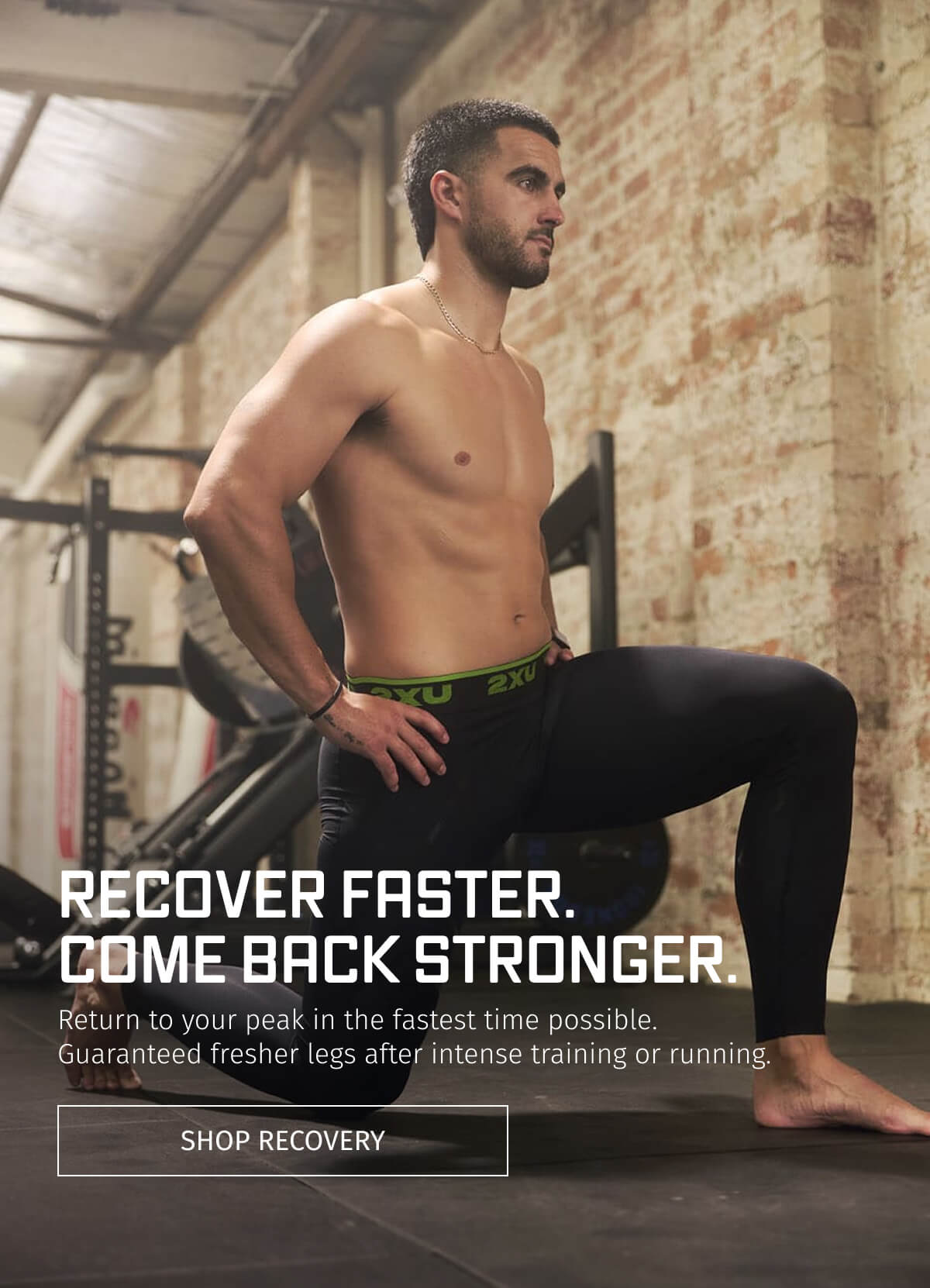 RECOVER FASTER. COME BACK STRONGER. | SHOP RECOVERY 