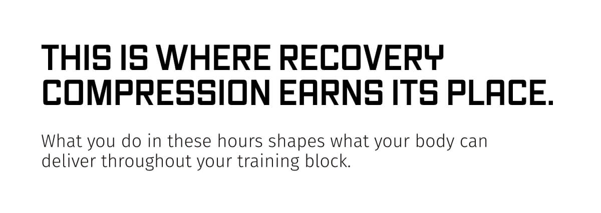 THIS IS WHERE RECOVERY COMPRESSION EARNS ITS PLACE.