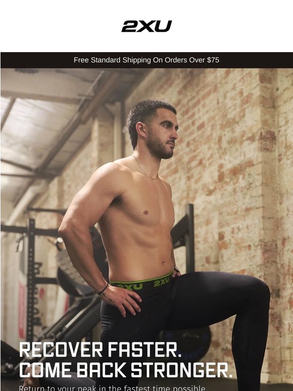 Your body recovers. This makes it faster.