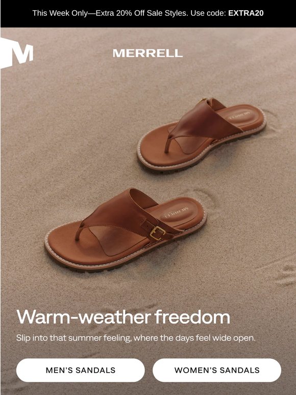 Sandals made for summer