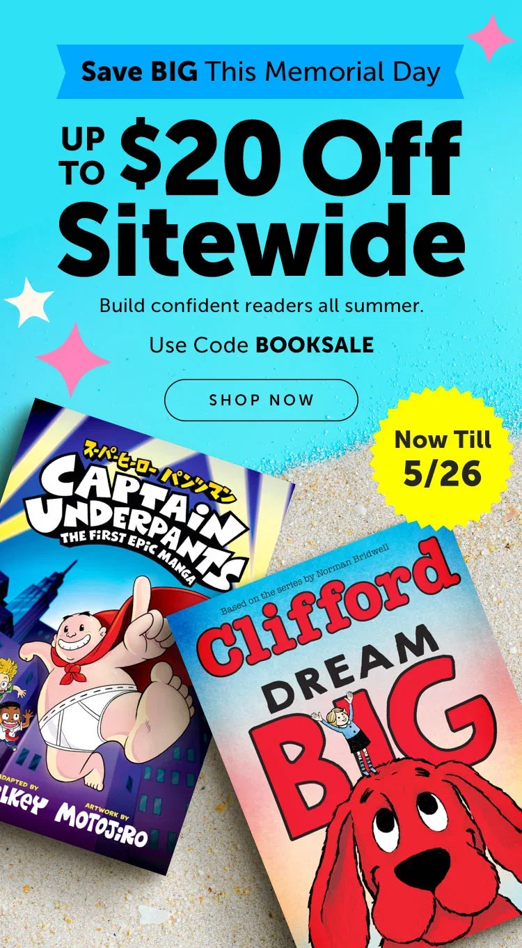 Save BIG This Memorial Day: Up to $20 Off Sitewide  Use Code BOOKSALE  Now Till 5/26  | SHOP NOW