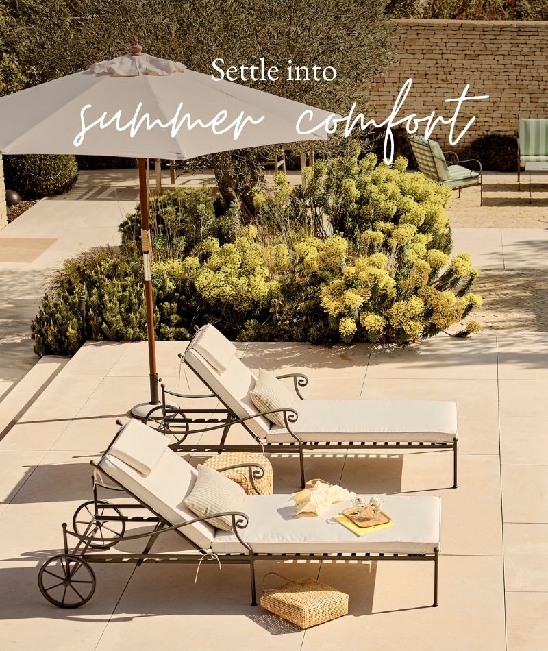 Settle into summer comfort