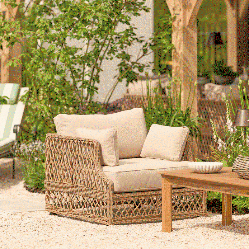 GIF showing various images from Chelsea Flower Show stand