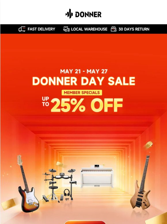 DONNER DAY Is Back — Your Exclusive Deals Start Now