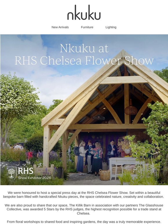 Nkuku at RHS Chelsea Flower Show