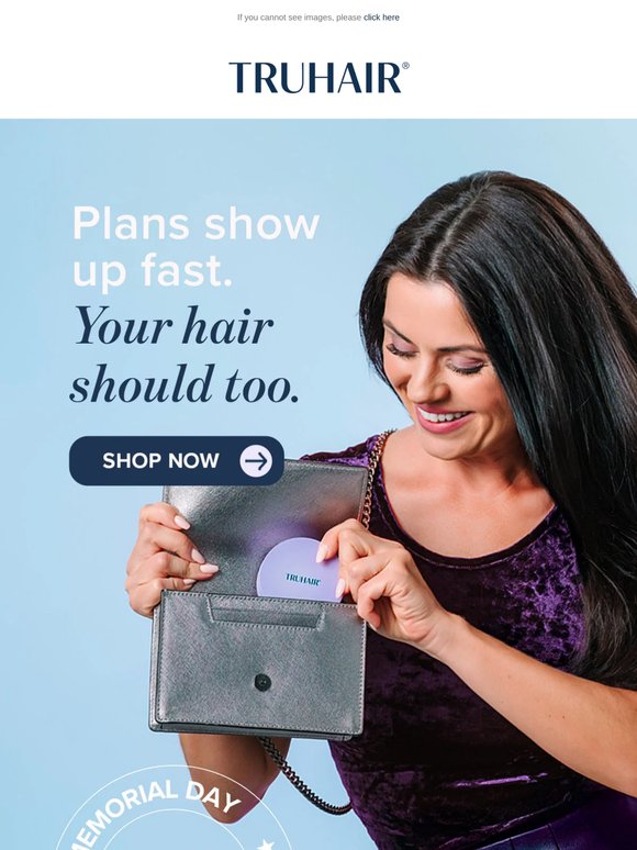 Last-minute plans? Fix your hair in seconds