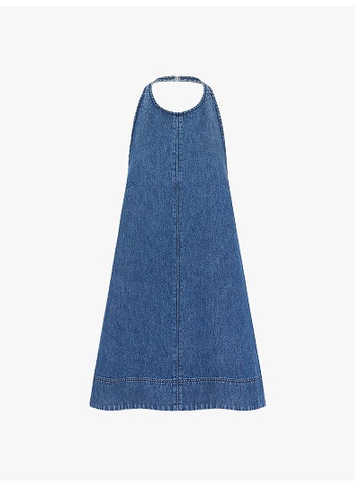 SANDI DENIM MIDI DRESS