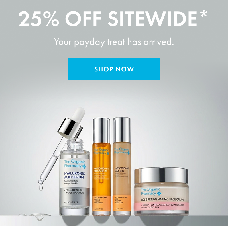 25% Off Sitewide*