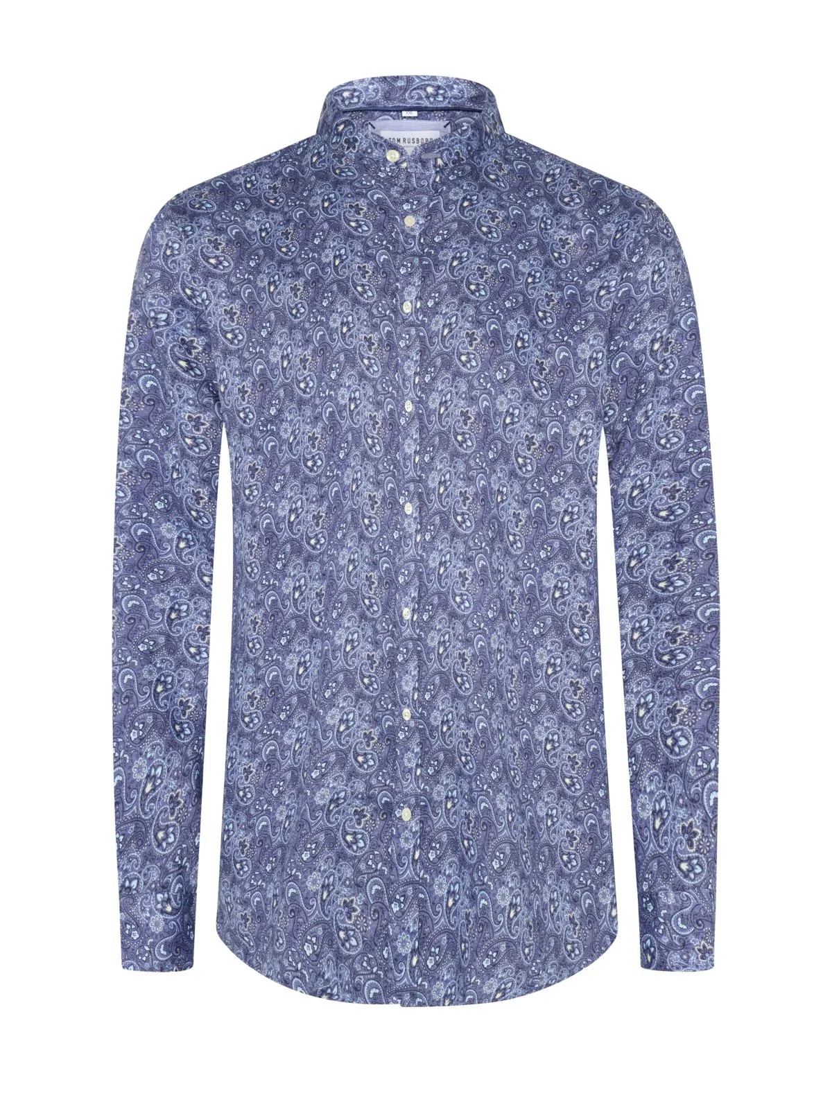 Light linen shirt with paisley pattern