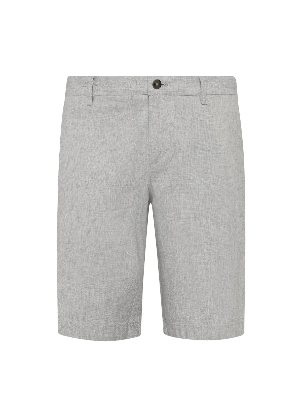 Cotton and linen-blend shorts