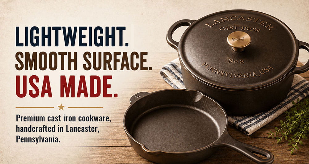 Lightweight. Smooth Surface. USA Made.