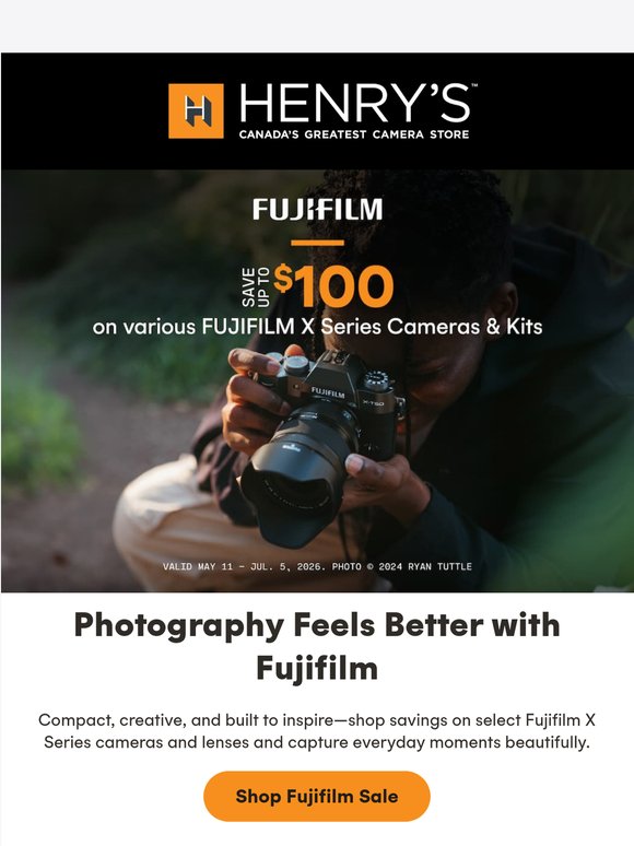 Save on Fujifilm X Series