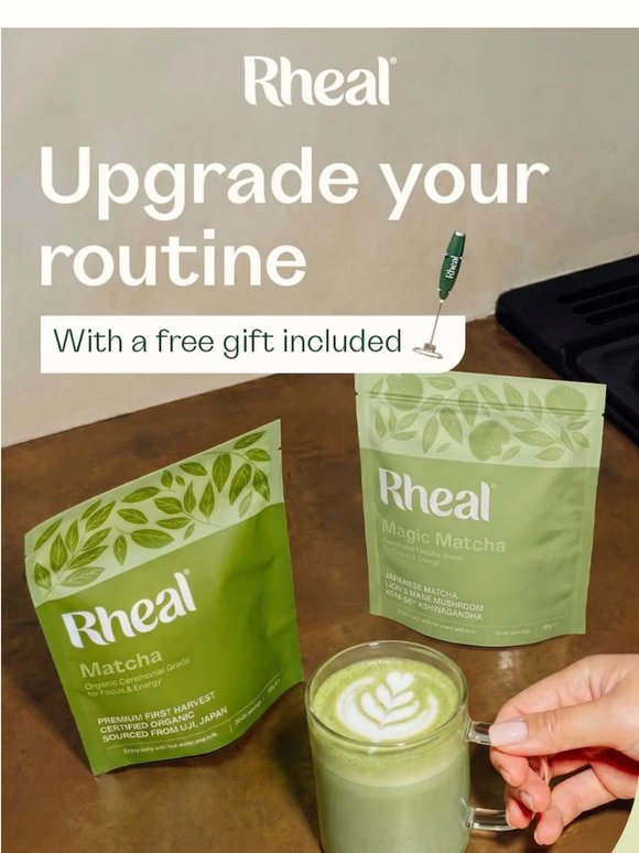Your free Matcha Whisk awaits