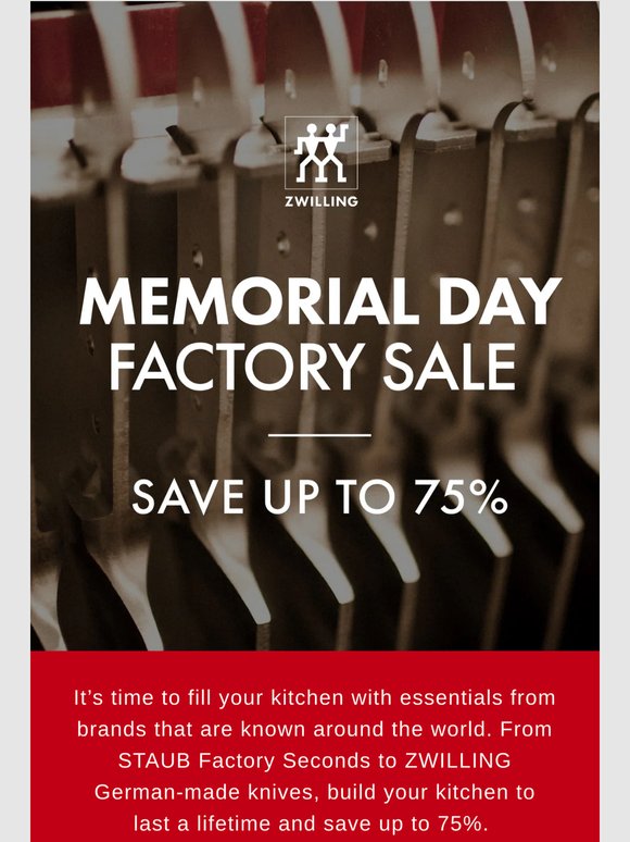 Chef’s knives & Dutch ovens—up to 75% off 🎉