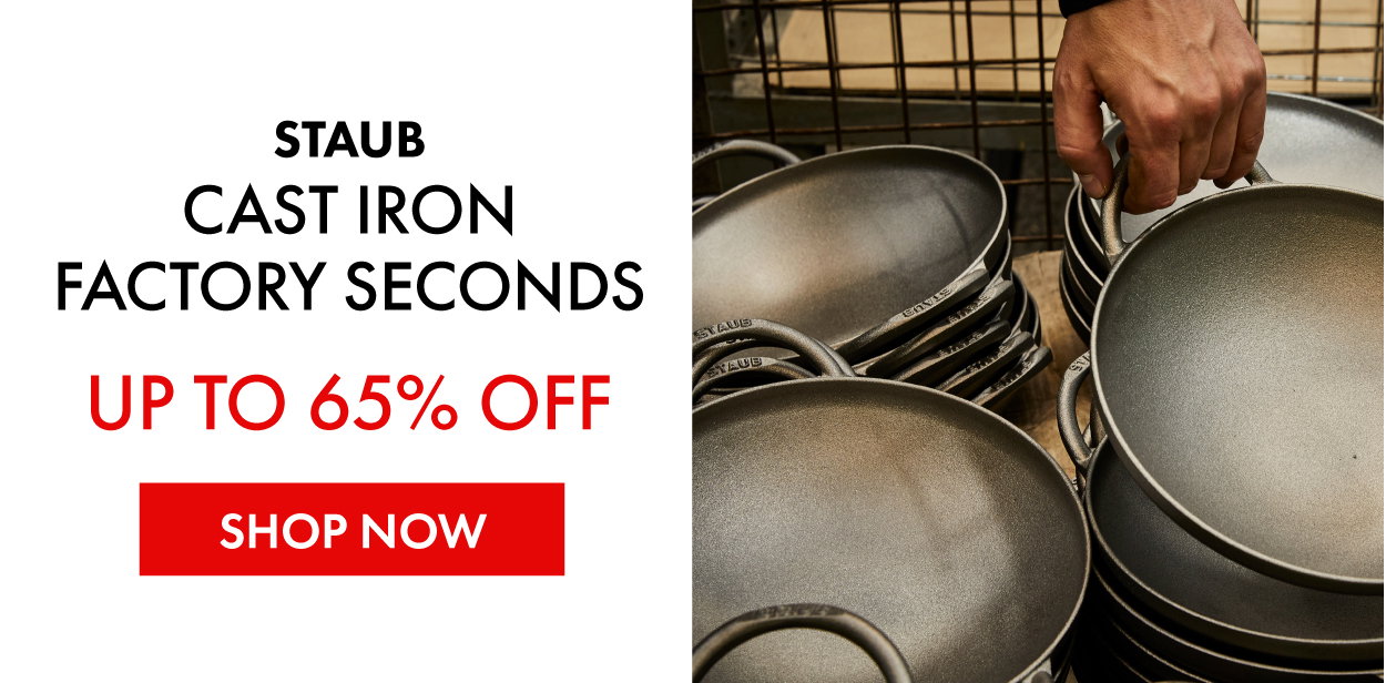 STAUB Factory Seconds up to 65% off