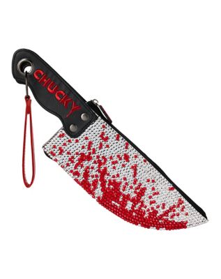 Chucky Bling Knife Wristlet Bag