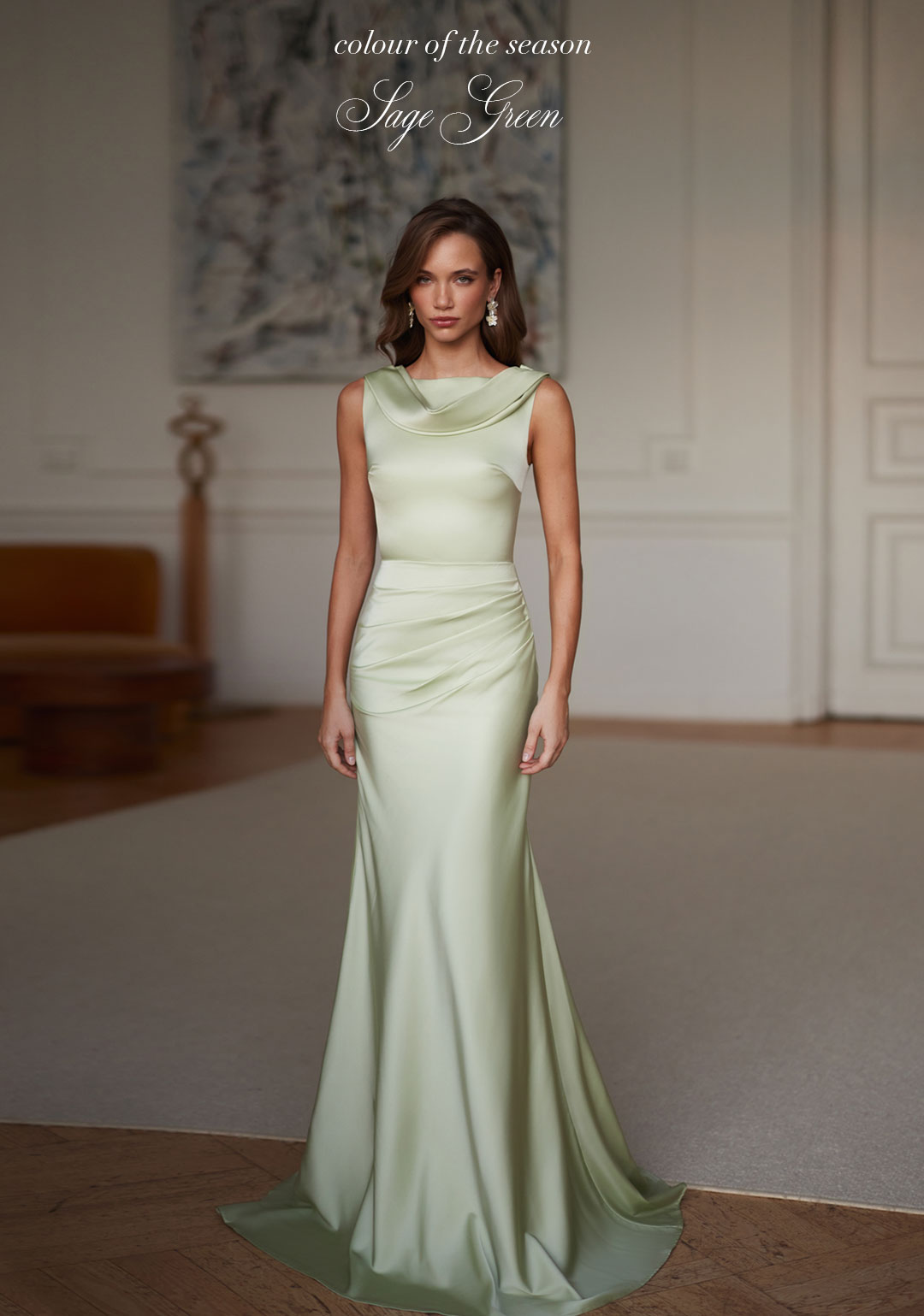 Nadine Satin Gown 