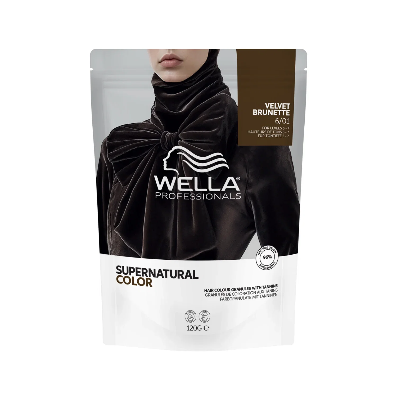 Image of Wella professional supernatural color velvet brunette 6/01