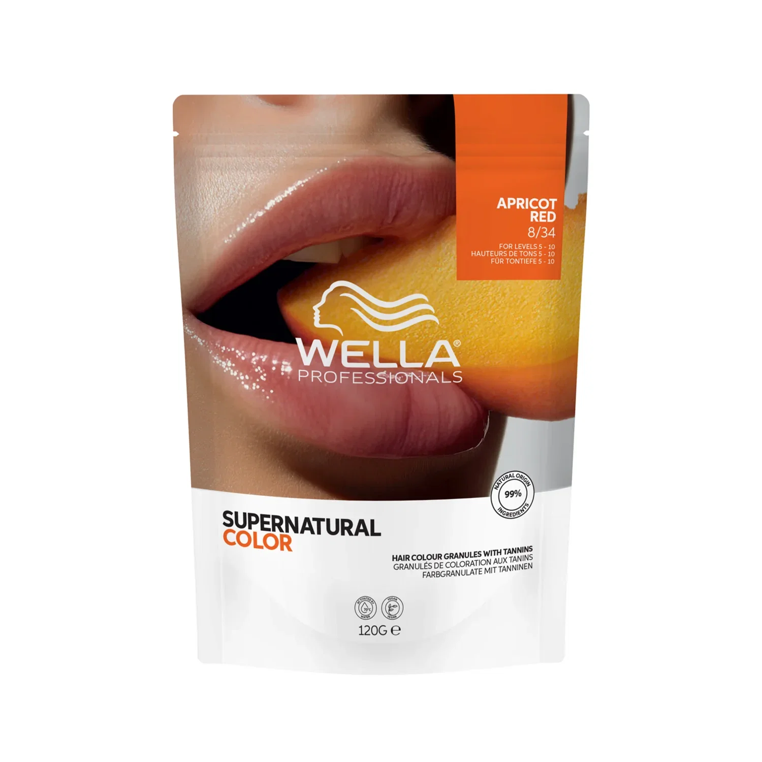 Image of Wella professional supernatural color apricot red 8/34