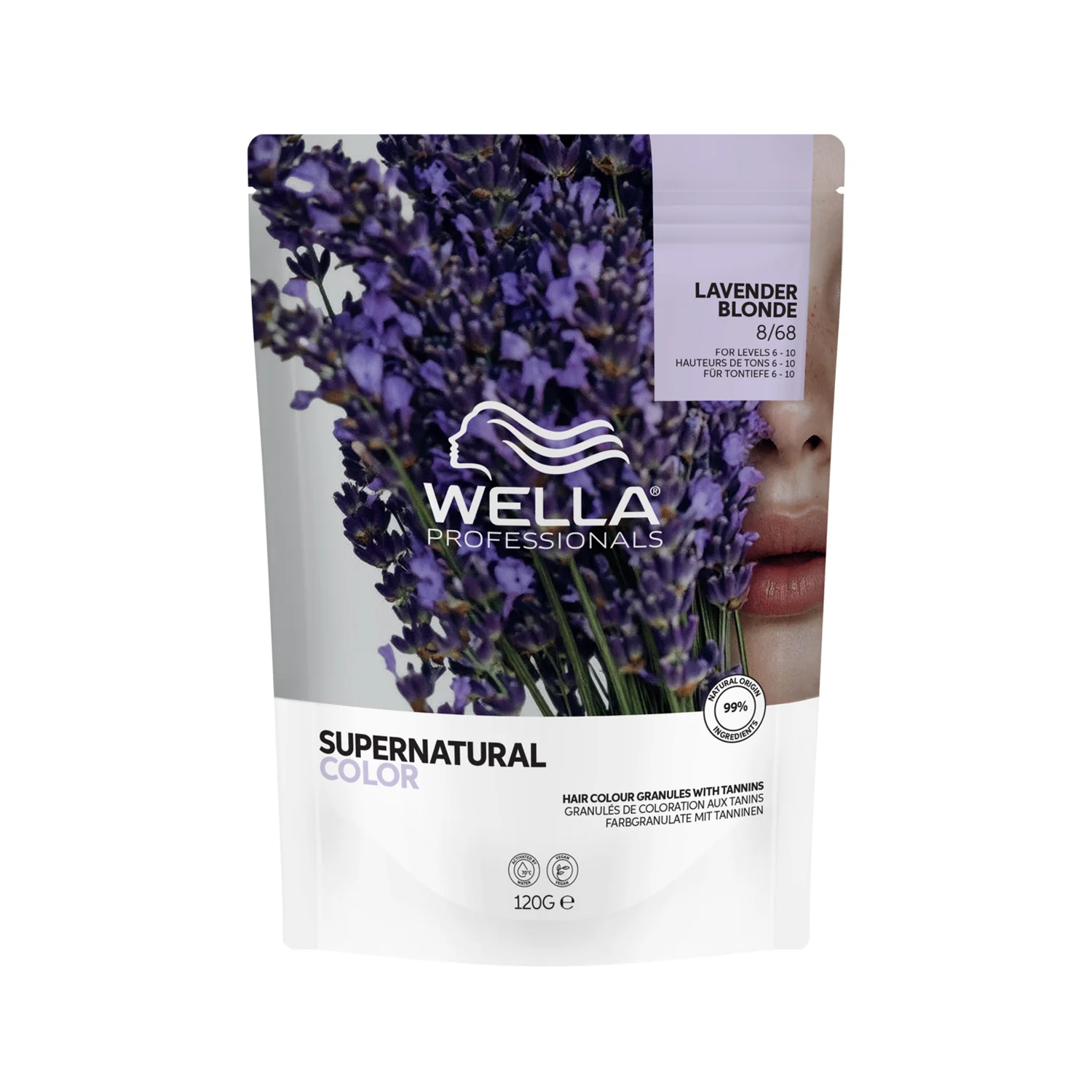 Image of Wella professional supernatural color lavander blonde 8/68