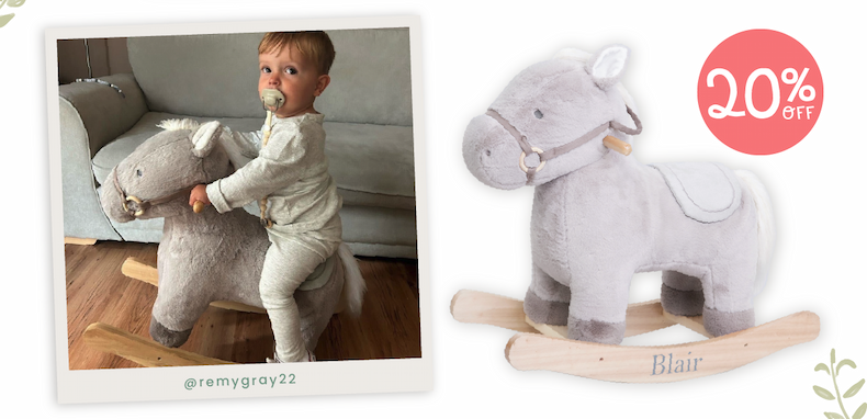 Personalised Traditional Children's Rocking Horse