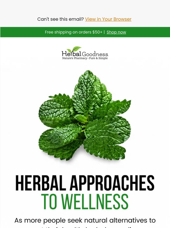 Herbal approaches to wellness 🌿