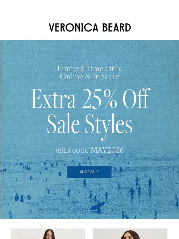 Don’t miss out: Extra 25% off sale styles