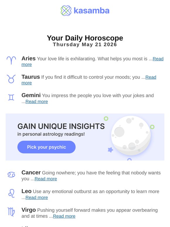Your Zodiac Daily Forecast 🌟
