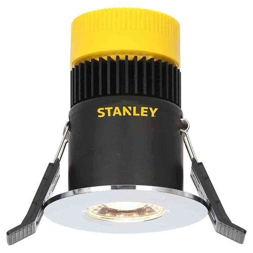 Stanley Narva IP65 Fire Rated Fixed LED Downlighter - Chrome
