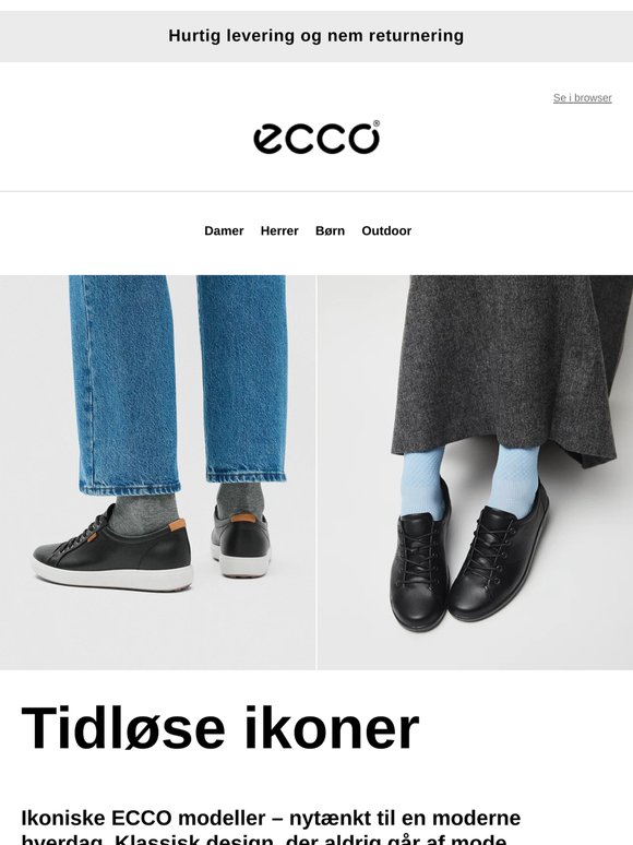 Mød ECCO's ikoner: Tidløs stil, komfort til hverdagen