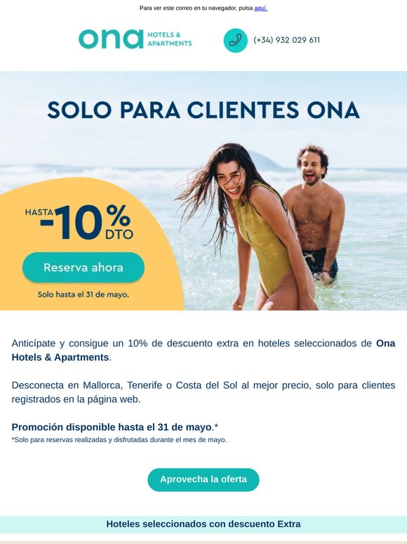 Hasta un 10% EXTRA solo hasta el 31 de mayo