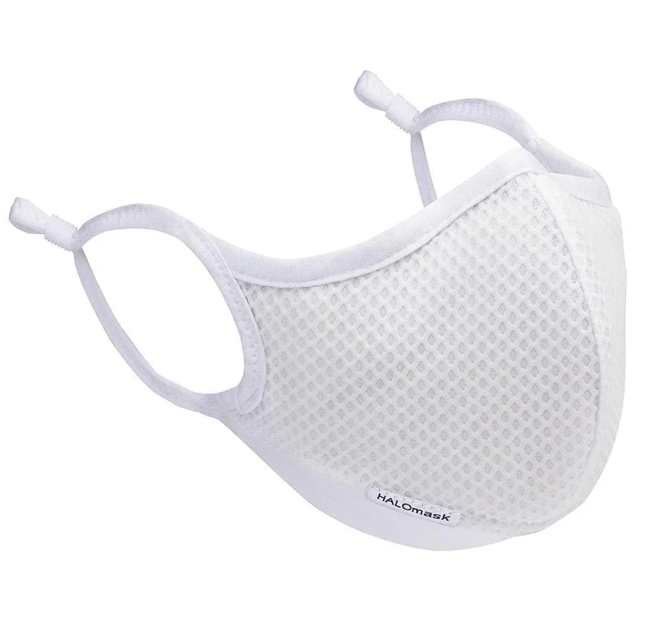 Image of White Mesh Mask With HALO Nanofilter™ Technology