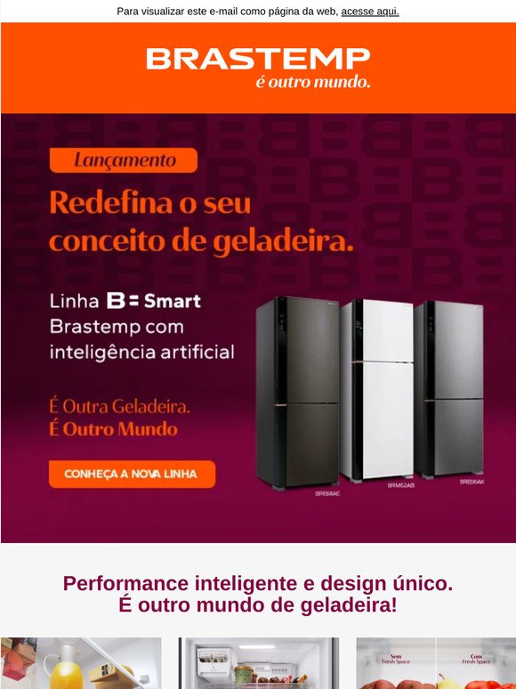 Chegaram as geladeiras Brastemp com inteligência artificial 🧠❄️