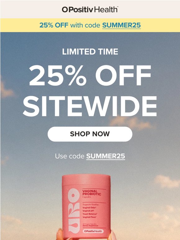 Summer Sale STARTS NOW 🌴