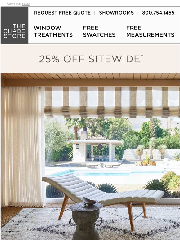 25% OFF SITEWIDE STARTS NOW