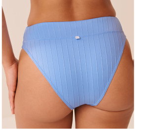 LILAC BLUE High Waist Brazilian Bikini Bottom