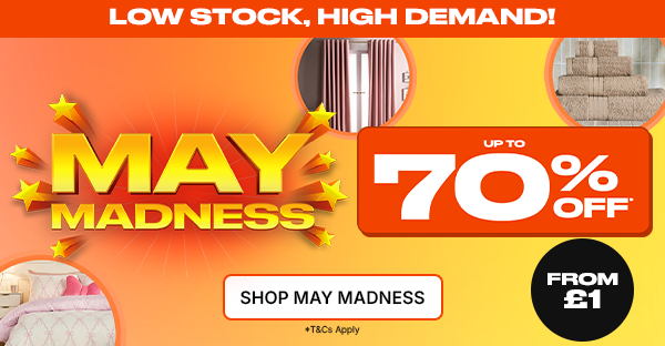 May Madness | Up to 70% Off | From £1