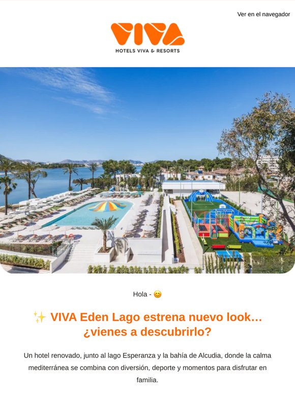 ☀️ El nuevo VIVA Eden Lago ya está aquí: más diversión, más relax, más verano