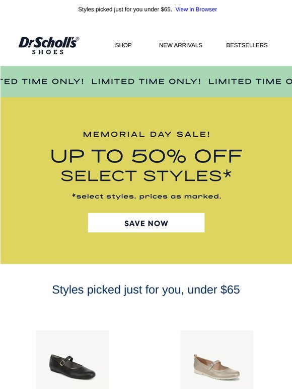 MEMORIAL DAY SALE! On Sale & Under $65!