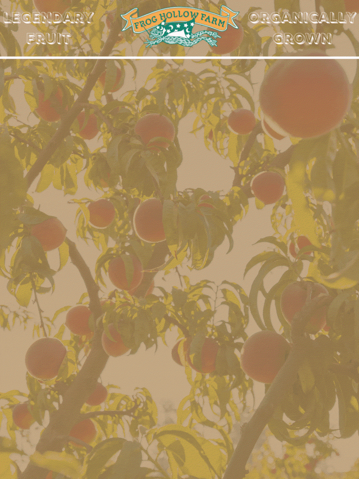 Organic peaches