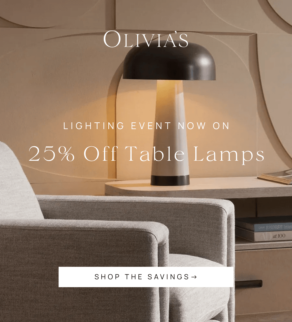 25% Off Table Lamps