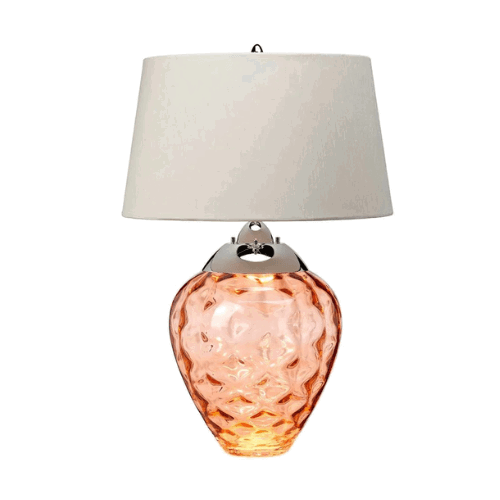 Samara Table Lamp - Salmon