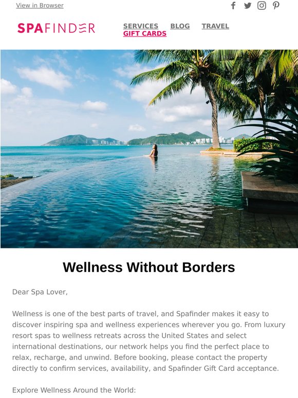 Travel Thursday Special: Wellness Without Borders