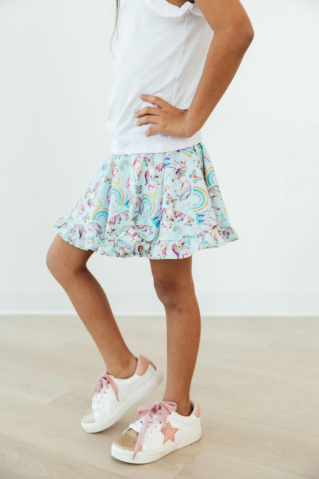 Image of Unicorn Queen Ruffle Twirl Skort