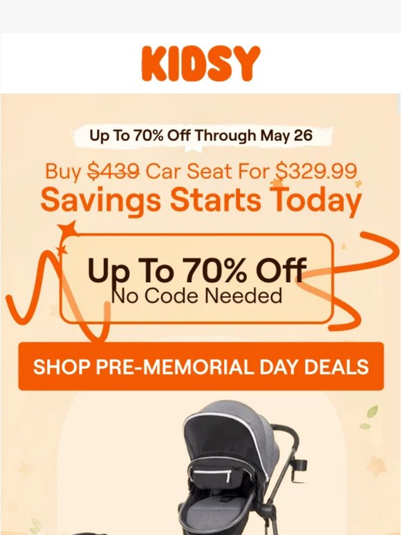 Up to 70% Off Car Seats, No Code Needed